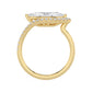 10K Yellow Gold Lab Grown Diamond ENGAGEMENT RINGS 2.25 ctw ER00169MQ-2