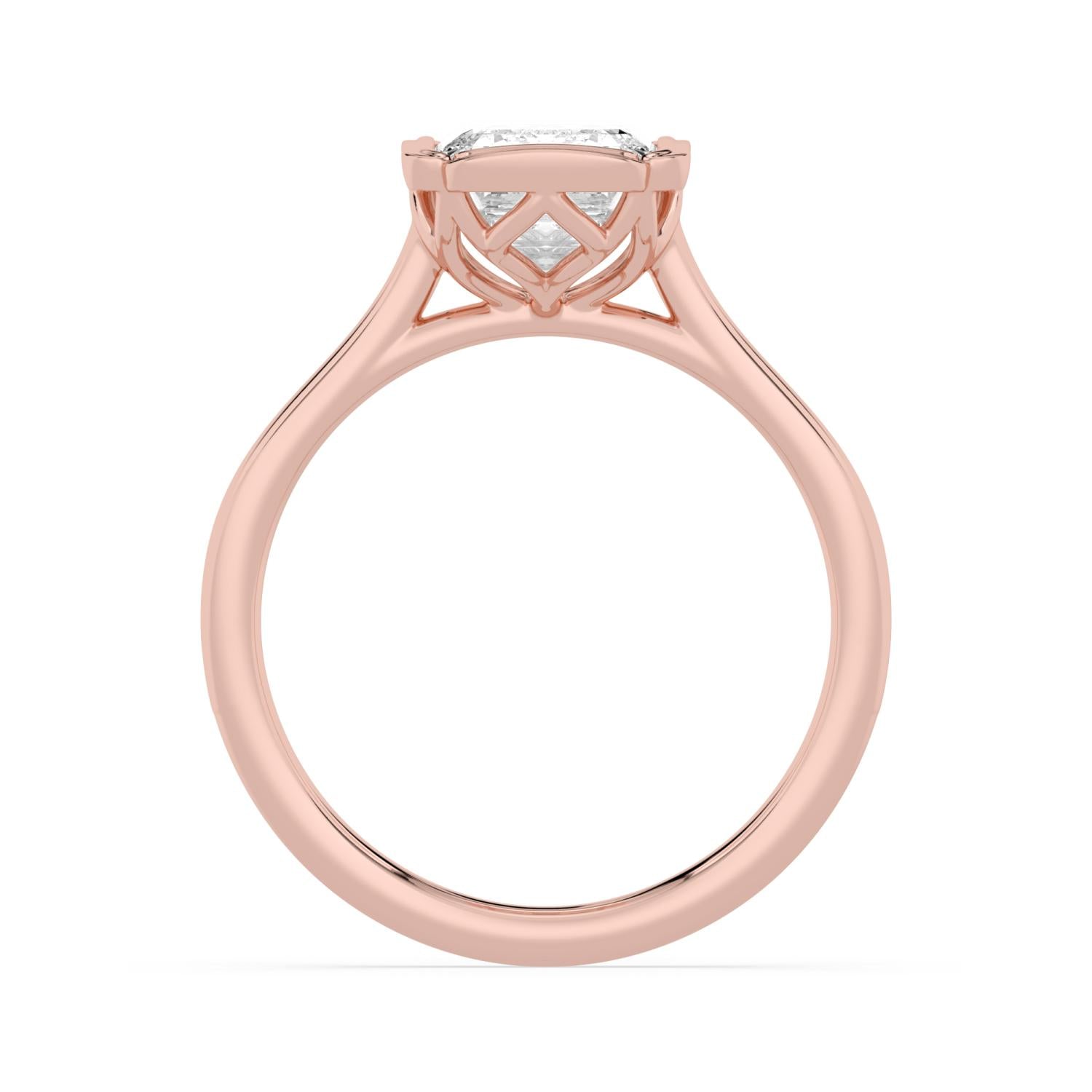 10K Rose Gold Lab Grown Diamond ENGAGEMENT RINGS 3.00 ctw ER00180EM-3