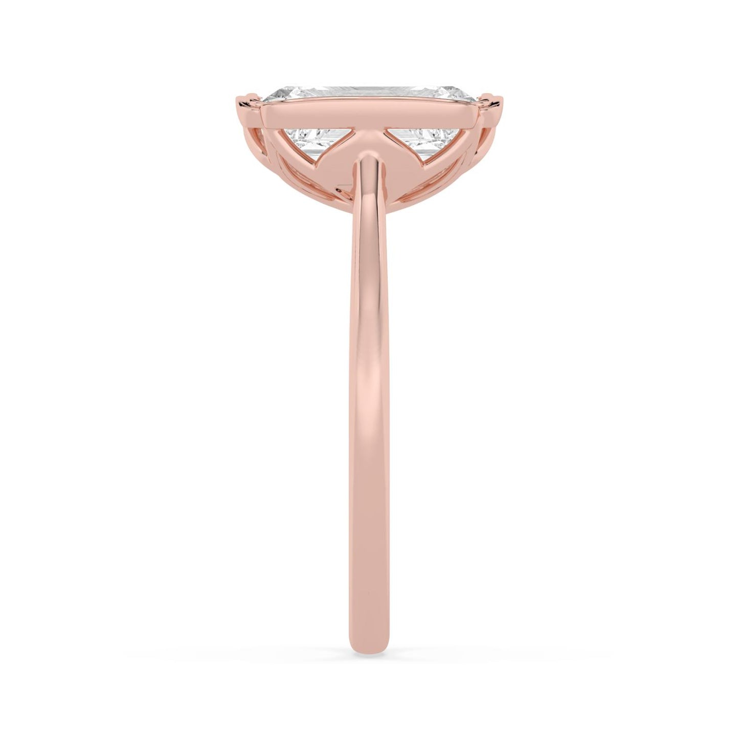 10K Rose Gold Lab Grown Diamond ENGAGEMENT RINGS 3.00 ctw ER00180EM-3