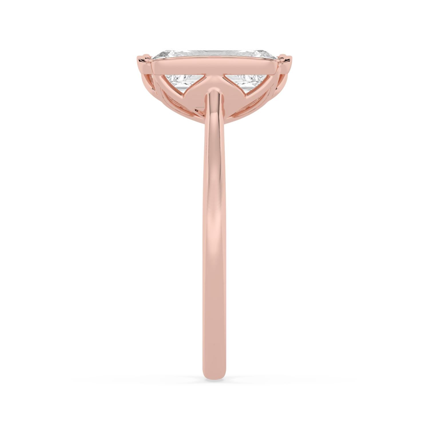 10K Rose Gold Lab Grown Diamond ENGAGEMENT RINGS 3.00 ctw ER00180EM-3