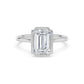 10K White Gold Lab Grown Diamond ENGAGEMENT RINGS 3.00 ctw ER00180EM-3