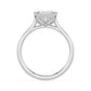 10K White Gold Lab Grown Diamond ENGAGEMENT RINGS 3.00 ctw ER00180EM-3