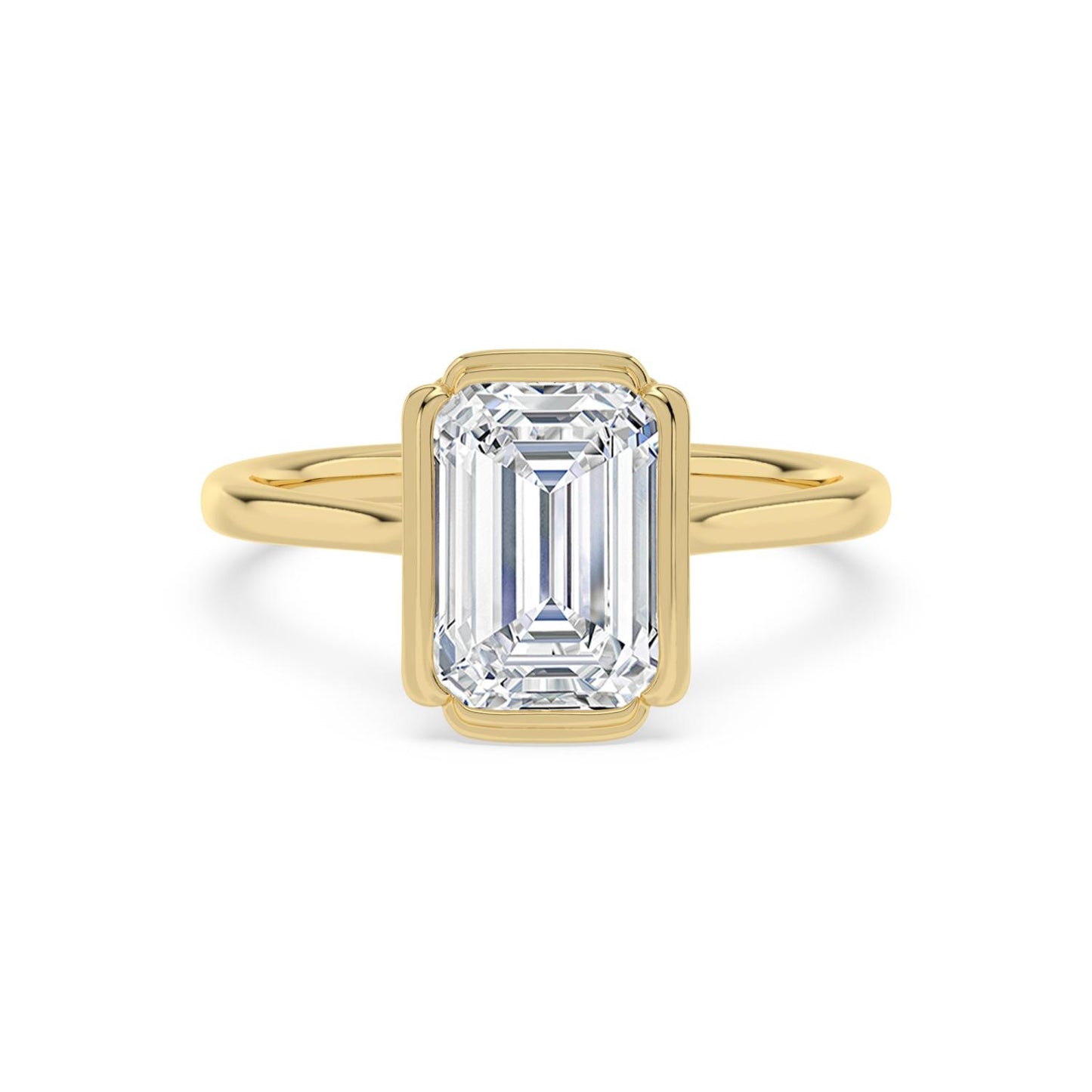 10K Yellow Gold Lab Grown Diamond ENGAGEMENT RINGS 3.00 ctw ER00180EM-3