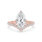 10K Rose Gold Lab Grown Diamond ENGAGEMENT RINGS 3.38 ctw ER00197LSOV-3