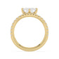 10K Yellow Gold Lab Grown Diamond ENGAGEMENT RINGS 3.38 ctw ER00197LSOV-3