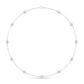 9K White Gold Lab Grown Diamond NECKLACE 1.75 ctw N08016-1.75CT