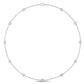 9K White Gold Lab Grown Diamond NECKLACE 1.34 ctw N08016OV-1.33CT