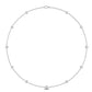 9K White Gold Lab Grown Diamond NECKLACE 1.04 ctw N08016PR-1.10CT
