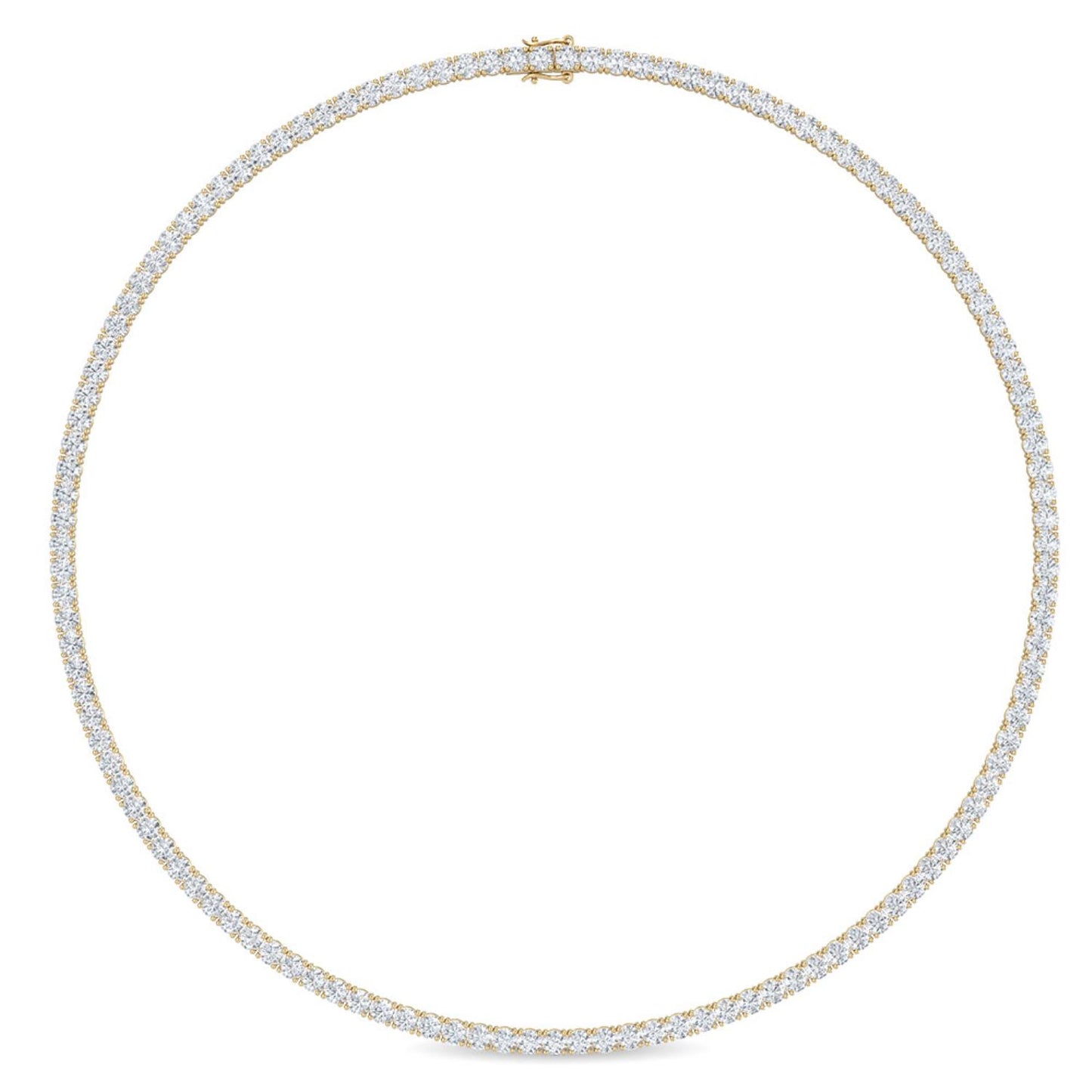 9K Yellow Gold Lab Grown Diamond NECKLACE 15.70 ctw N08019-15.68CT-18IN