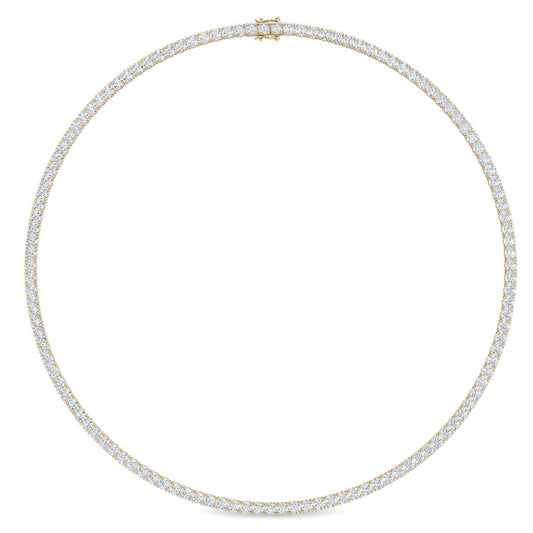9K Yellow Gold Lab Grown Diamond NECKLACE 8.00 ctw N08019-8-16IN