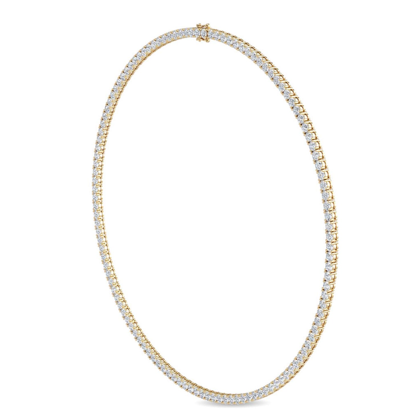9K Yellow Gold Lab Grown Diamond NECKLACE 15.70 ctw N08019-15.68CT-18IN