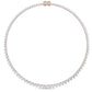 9K Rose Gold Lab Grown Diamond NECKLACE 10.02 ctw N08020-10-16IN