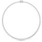 9K White Gold Lab Grown Diamond NECKLACE 10.02 ctw N08020-10-16IN