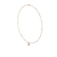 9K Rose Gold Lab Grown Diamond NECKLACE 0.62 ctw N08026-1.15CT
