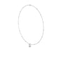 9K White Gold Lab Grown Diamond NECKLACE 0.62 ctw N08026-1.15CT