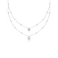 9K White Gold Lab Grown Diamond NECKLACE 2.13 ctw N08052-2
