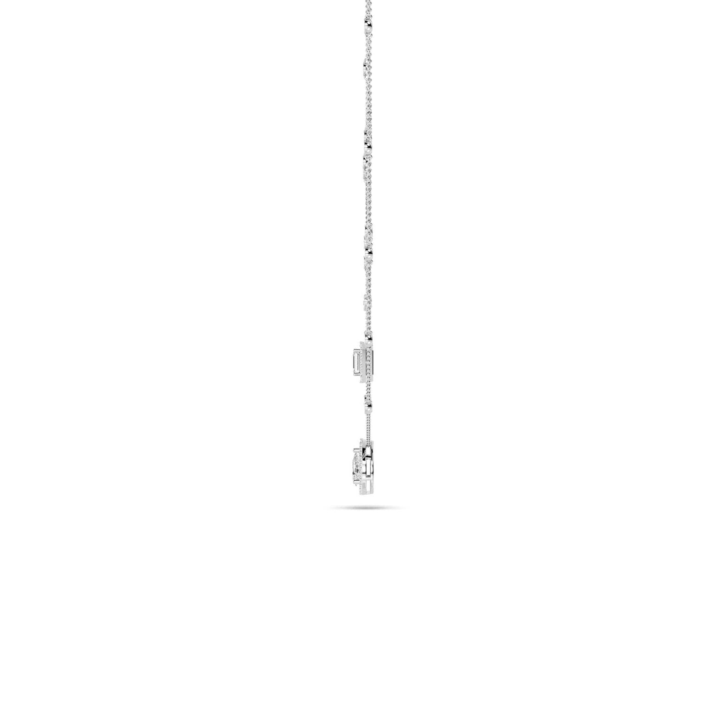 9K White Gold Lab Grown Diamond NECKLACE 2.13 ctw N08052-2