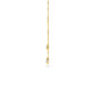 9K Yellow Gold Lab Grown Diamond NECKLACE 2.13 ctw N08052-2