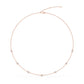 9K Rose Gold Lab Grown Diamond NECKLACE 1.00 ctw N08220-1