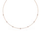 9K Rose Gold Lab Grown Diamond NECKLACE 1.00 ctw N08220-1