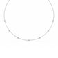 9K White Gold Lab Grown Diamond NECKLACE 1.00 ctw N08220-1