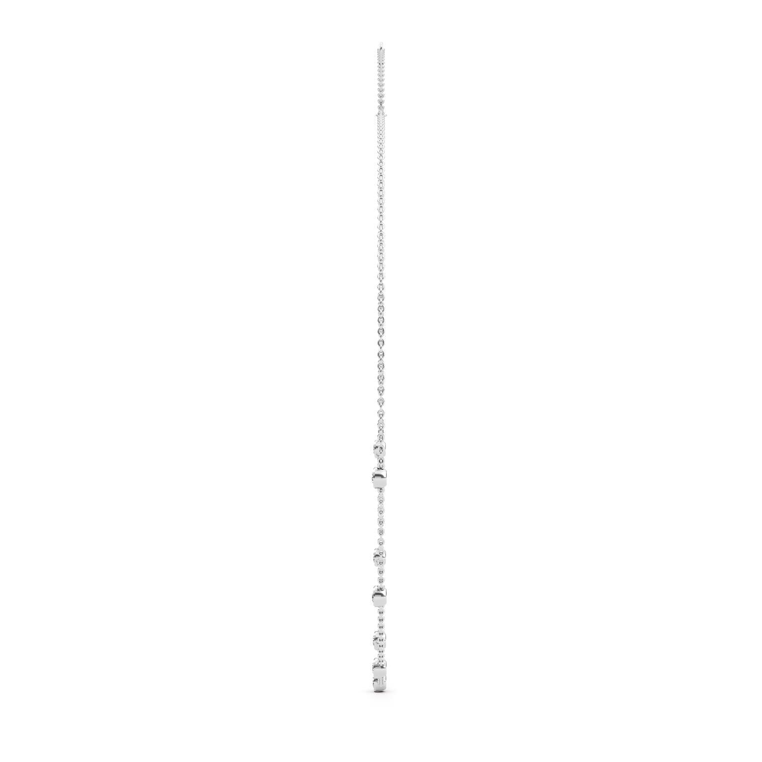 9K White Gold Lab Grown Diamond NECKLACE 1.00 ctw N08220-1