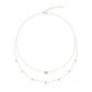 9K Rose Gold Lab Grown Diamond NECKLACE 1.14 ctw N08234-1.15CT-18IN