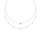 9K Rose Gold Lab Grown Diamond NECKLACE 1.14 ctw N08234-1.15CT-18IN