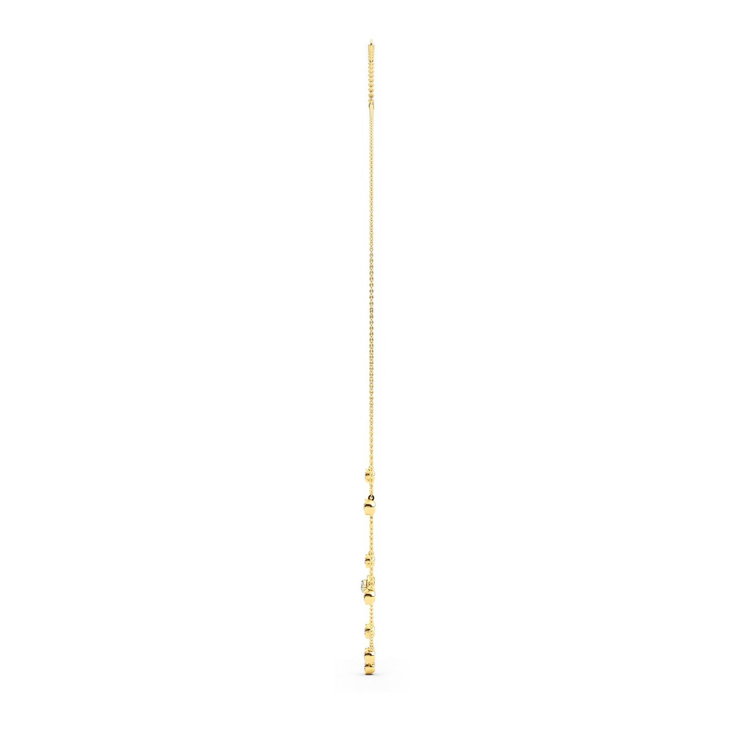 9K Yellow Gold Lab Grown Diamond NECKLACE 1.14 ctw N08234-1.15CT-18IN