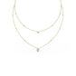 9K Yellow Gold Lab Grown Diamond NECKLACE 1.69 ctw N08236-1.75CT-18IN