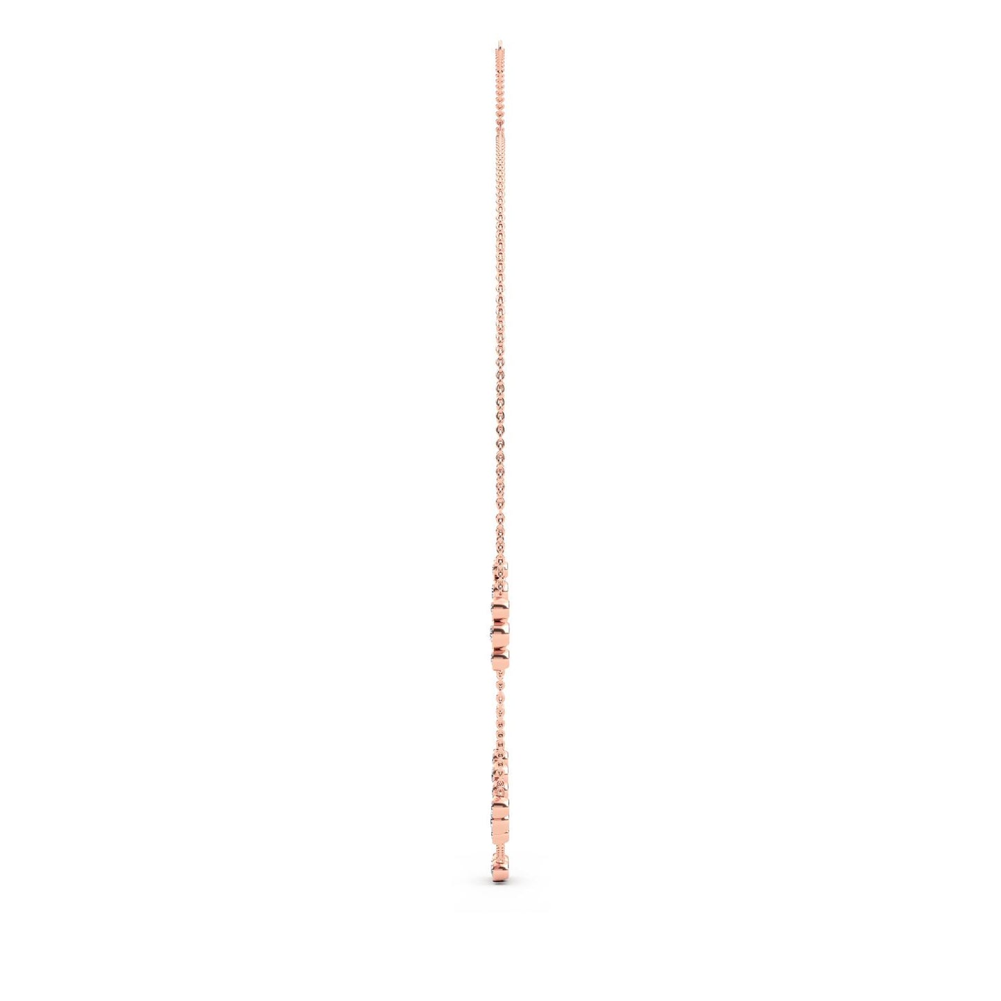 9K Rose Gold Lab Grown Diamond NECKLACE 2.27 ctw N08237-2.20CT-18IN