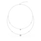 9K White Gold Lab Grown Diamond NECKLACE 1.45 ctw N08239-1.38CT-18IN