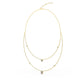 9K Yellow Gold Lab Grown Diamond NECKLACE 1.45 ctw N08239-1.38CT-18IN