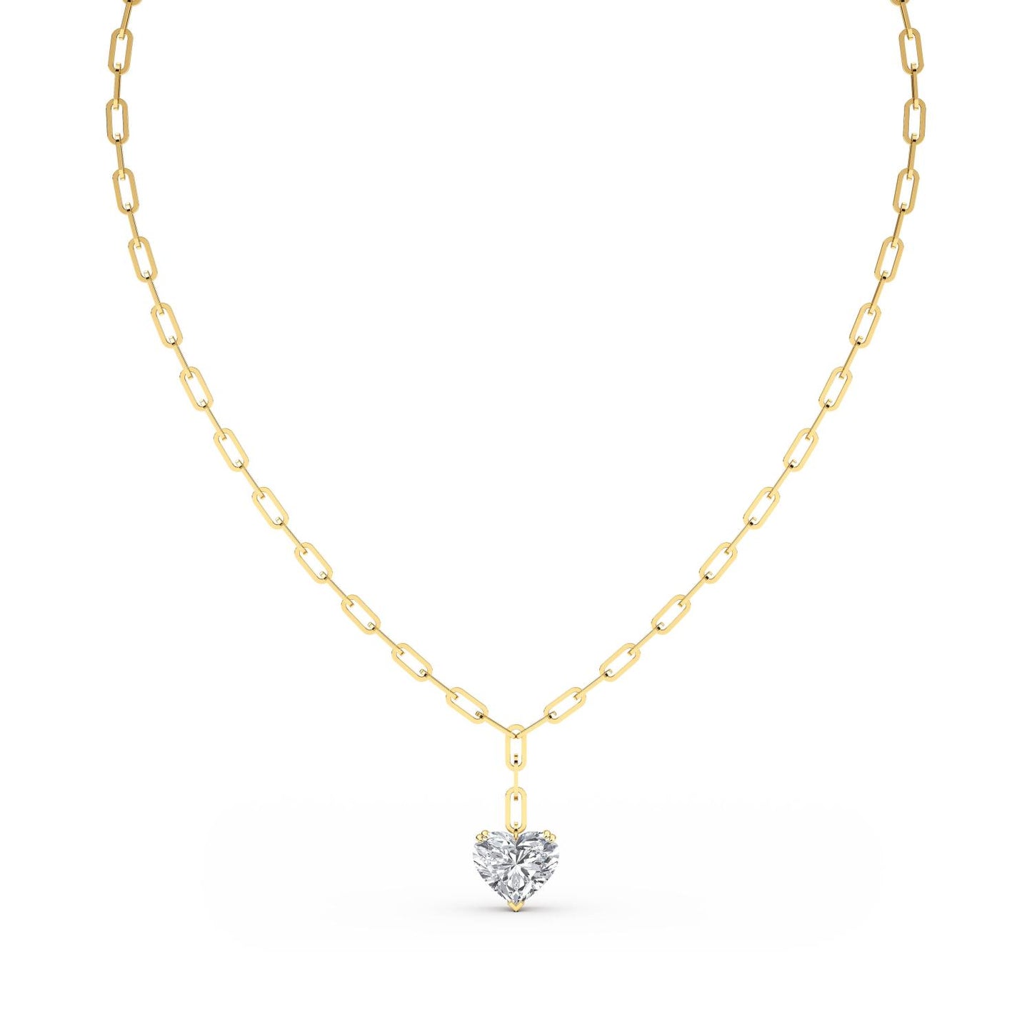 Yellow Gold Lab Grown Diamond NECKLACE 7.07 ctw N08257HT-7-18IN