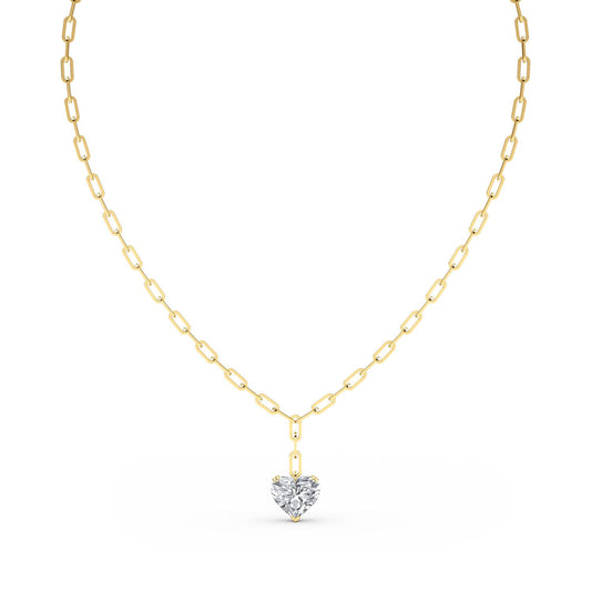 Yellow Gold Lab Grown Diamond NECKLACE 7.07 ctw N08257HT-7-18IN