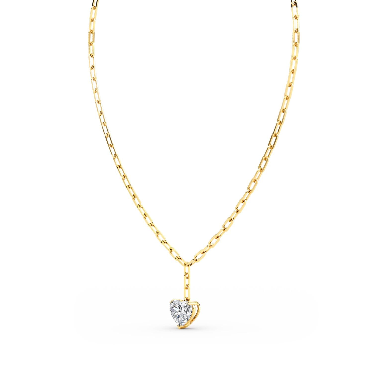 Yellow Gold Lab Grown Diamond NECKLACE 7.07 ctw N08257HT-7-18IN