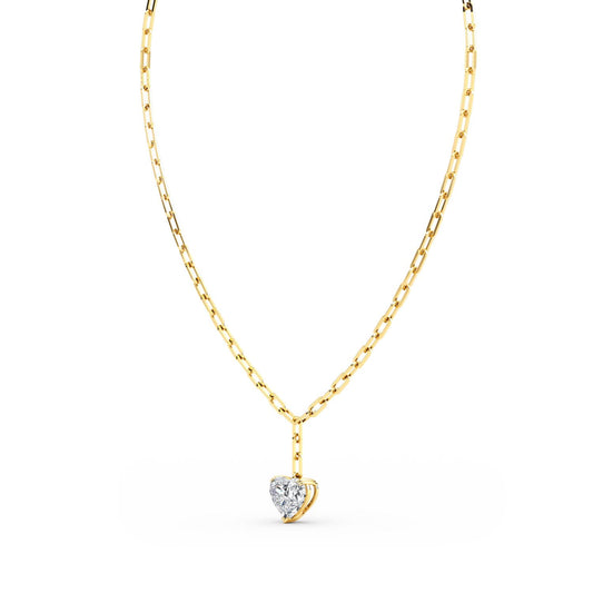 Yellow Gold Lab Grown Diamond NECKLACE 7.07 ctw N08257HT-7-18IN