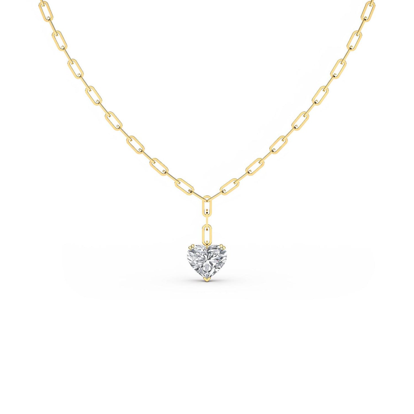 Yellow Gold Lab Grown Diamond NECKLACE 7.07 ctw N08257HT-7-18IN