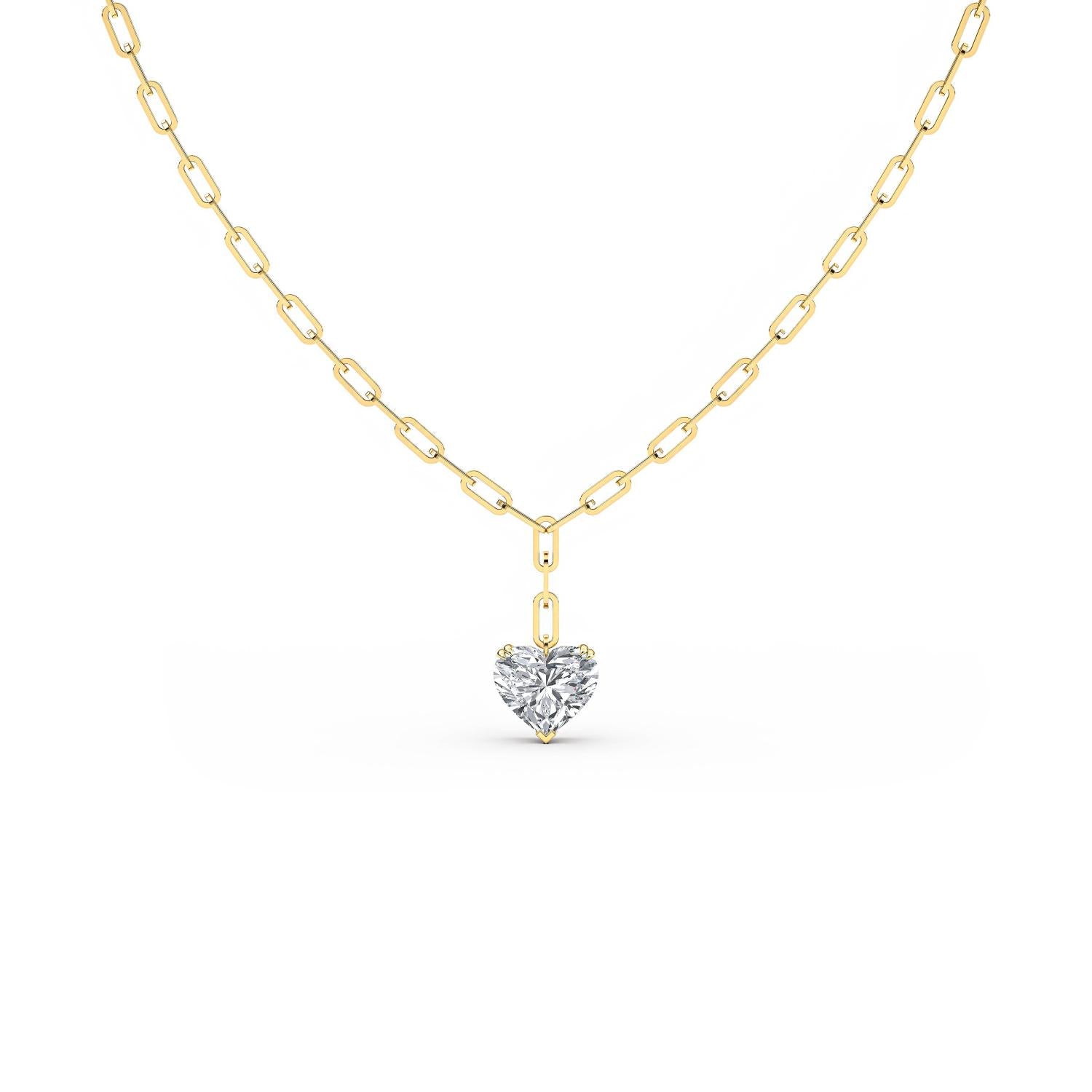 Yellow Gold Lab Grown Diamond NECKLACE 7.07 ctw N08257HT-7-18IN