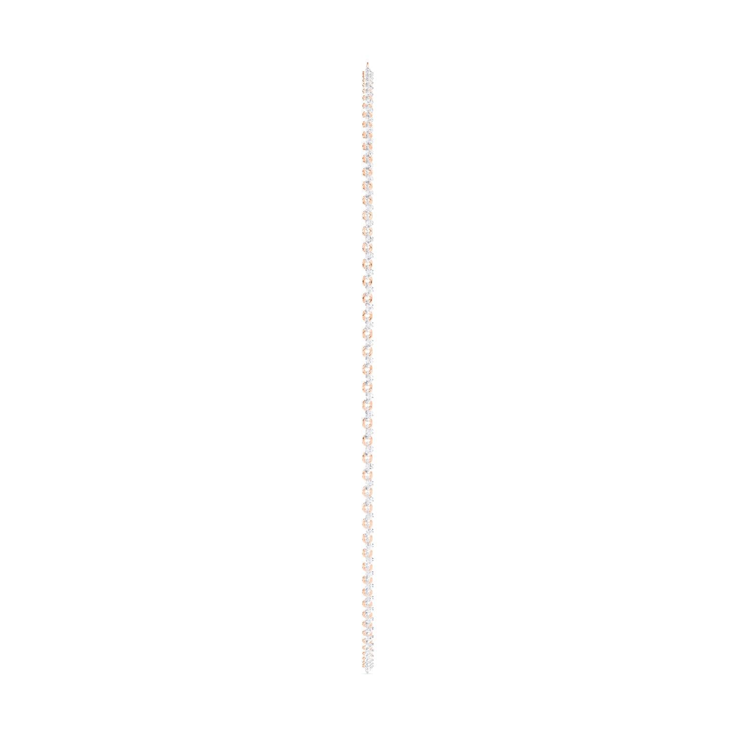 9K Rose Gold Lab Grown Diamond NECKLACE 11.88 ctw N08300-11-18IN
