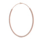 9K Rose Gold Lab Grown Diamond NECKLACE 7.26 ctw N08313-7.25CT-14IN