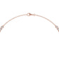 9K Rose Gold Lab Grown Diamond NECKLACE 7.26 ctw N08313-7.25CT-14IN