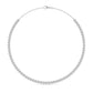 9K White Gold Lab Grown Diamond NECKLACE 7.26 ctw N08313-7.25CT-14IN