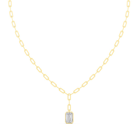 Yellow Gold Lab Grown Diamond NECKLACE 5.05 ctw N08322EM-5-18IN