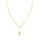 Yellow Gold Lab Grown Diamond NECKLACE 5.05 ctw N08322EM-5-18IN