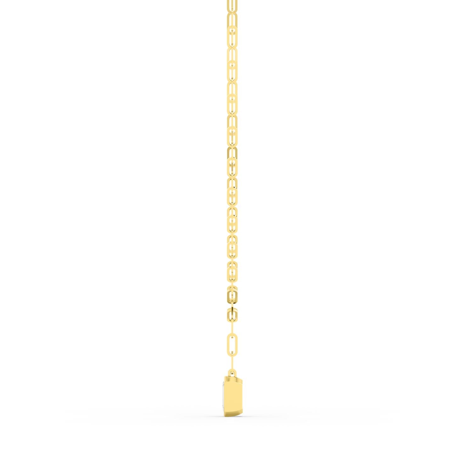 Yellow Gold Lab Grown Diamond NECKLACE 5.05 ctw N08322EM-5-18IN