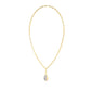 Yellow Gold Lab Grown Diamond NECKLACE 5.00 ctw N08322OV-5-18IN