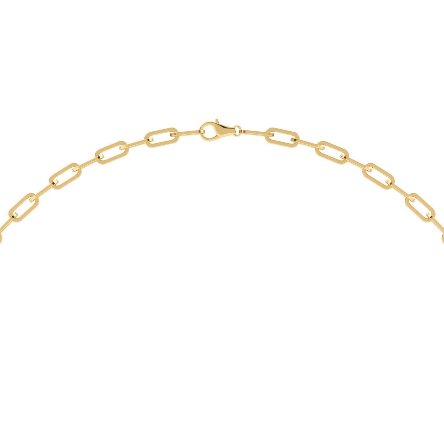 Yellow Gold Lab Grown Diamond NECKLACE 5.00 ctw N08322OV-5-18IN