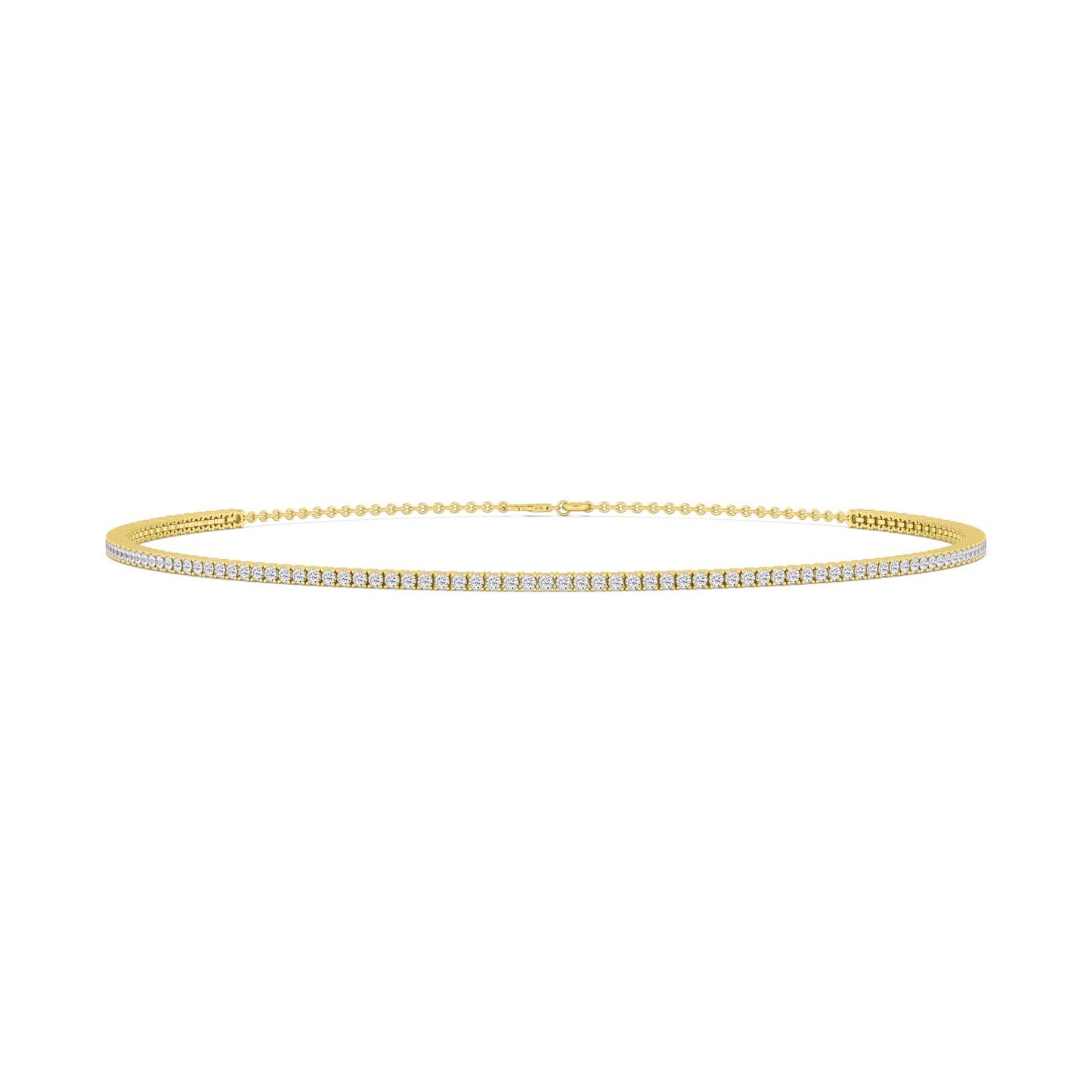 9K Yellow Gold Lab Grown Diamond NECKLACE 9.52 ctw N08364-9.50CT-14IN