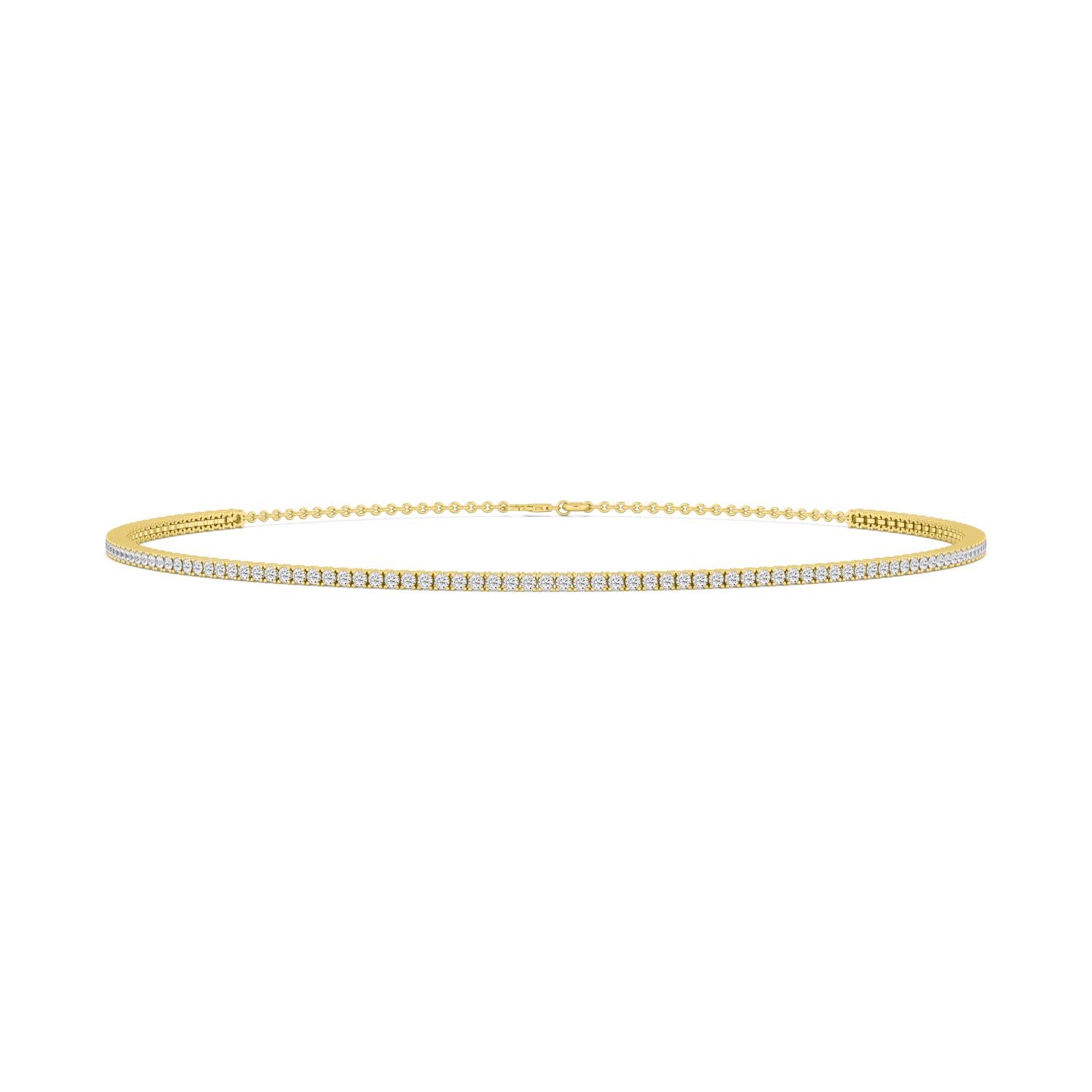 9K Yellow Gold Lab Grown Diamond NECKLACE 9.52 ctw N08364-9.50CT-14IN